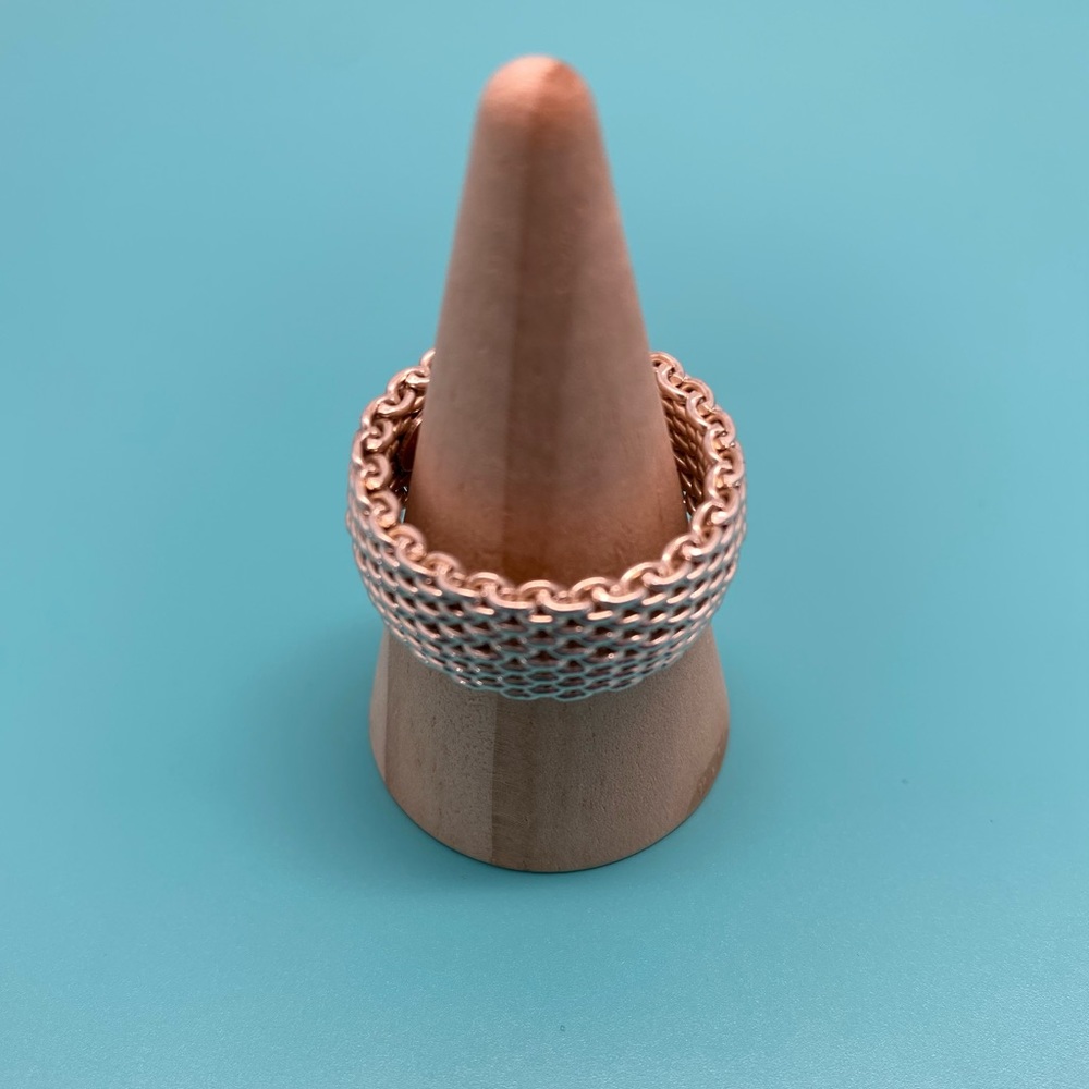 Tiffany & Co Sterling Silver Mesh Band